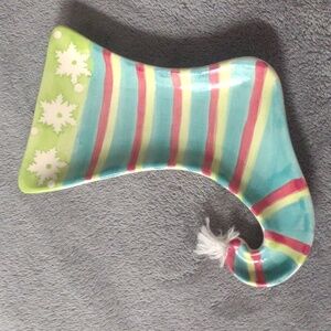 Vintage Hand painted trinket tray